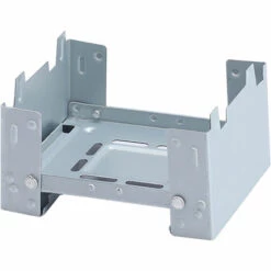 ASUPERMALL Réchaud Pliant De Camping Réchaud à Combustible à Alcool Solide Réchaud De Barbecue Pliable Pour Voyager Randonnée Camping Pique-Nique Bbq, Argent