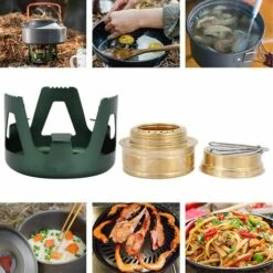 ZHUOXUAN Réchaud à Alcool Portable Mini Brûleur Sac à Dos Pour La Cuisine En Plein Air Camping Pique-nique -Pas Cher Réchaud Boutique 55313463 5