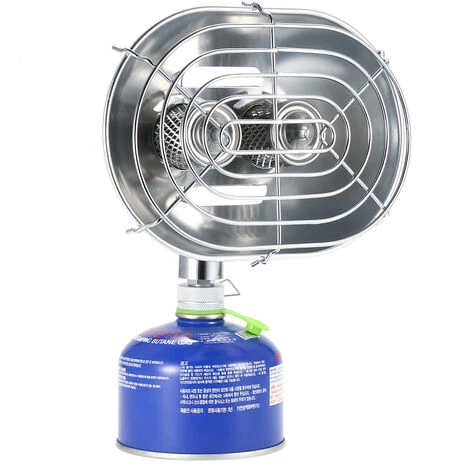 BRS Réchaud à Gaz Double Tête Chauffage Extérieur Portable Infrarouge Ray Camping Chauffage Poêle Plus Chaud Chauffage Cuisinière à Gaz - Argent 3 BRS Réchaud à Gaz Double Tête Chauffage Extérieur Portable Infrarouge Ray Camping Chauffage Poêle Plus Chaud Chauffage Cuisinière à Gaz - Argent