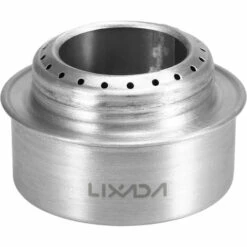 LIXADA Réchaud à Gaz Mini Réchaud à Alcool En Alliage D'aluminium Portable Avec Couvercle Camping En Plein Air Randonnée Randonnée Cuisinière -Pas Cher Réchaud Boutique 55645386 4