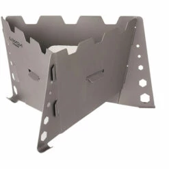 Réchaud à Gaz Réchaud à Alcool Solidifié En Titane Pliant Lixada Pour Le Camping En Plein Air, La Randonnée, La Randonnée - Titane