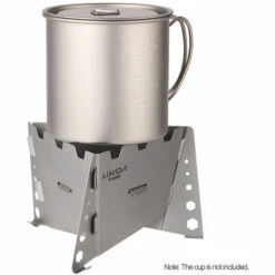 Réchaud à Gaz Réchaud à Alcool Solidifié En Titane Pliant Lixada Pour Le Camping En Plein Air, La Randonnée, La Randonnée - Titane 11 Réchaud à Gaz Réchaud à Alcool Solidifié En Titane Pliant Lixada Pour Le Camping En Plein Air, La Randonnée, La Randonnée - Titane -Pas Cher Réchaud Boutique 55645572 5