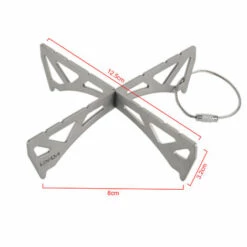 Réchaud à Gaz Lixada Extérieur Portable Mini Poêle Rack Titane/Acier Inoxydable Cross Stand Poêle Support Pot Rack Vapeur Rack Pour Réacteur Poêle - Titane -Pas Cher Réchaud Boutique 55645780 4