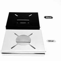 SUPERSELLER Réchaud à Gaz Table De Station De Cuisson De Support De Réchaud De Camp Pliant Coupe-vent Extérieur Pour Le Camping Randonnée Pique-nique Sac à Dos - Le Noir -Pas Cher Réchaud Boutique 55646314 3