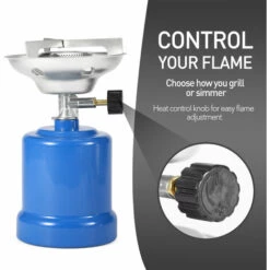 SUPERSELLER Réchaud à Gaz Réchaud De Camping Portable Réchaud De Réservoir De Gaz Réchaud De Camping Au Propane Avec Brûleur Réglable Pour L'extérieur - Mode 1 -Pas Cher Réchaud Boutique 55646345 4