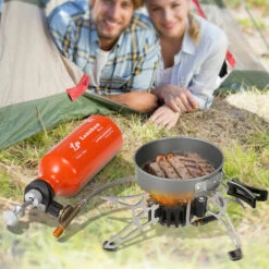 SUPERSELLER Réchaud à Gaz Réchaud à Mazout Multi-combustible De Camping En Plein Air Avec Bouteille De Carburant à Essence De 500 Ml Pour Alcool Diesel - Cuisinière Avec Bouteille De Carburant -Pas Cher Réchaud Boutique 55646877 3