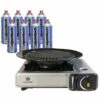 Barbecue Grill 2 En 1 Réchaud Gaz Piézo 1900 W KEMPER + Plaque Grill + 8 Cartouches Gaz 227 Gr Butane Camping 1 Barbecue Grill 2 En 1 Réchaud Gaz Piézo 1900 W KEMPER + Plaque Grill + 8 Cartouches Gaz 227 Gr Butane Camping -Pas Cher Réchaud Boutique 55661323 1
