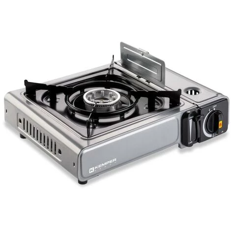 Barbecue Grill 2 En 1 Réchaud Gaz Piézo 1900 W KEMPER + Plaque Grill + 8 Cartouches Gaz 227 Gr Butane Camping 7 Barbecue Grill 2 En 1 Réchaud Gaz Piézo 1900 W KEMPER + Plaque Grill + 8 Cartouches Gaz 227 Gr Butane Camping – Image 5