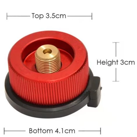 SUPERMARKET 2 PIÈCES Adaptateur De Bouteille De Gaz Buse De Transfert Connecteur Pour Brûleur De Poêle Réchaud De Camping, Conversion De Tête De Cartouche De Gaz Type De Bouteille De Buse,Superma,rouge+orange 4 SUPERMARKET 2 PIÈCES Adaptateur De Bouteille De Gaz Buse De Transfert Connecteur Pour Brûleur De Poêle Réchaud De Camping, Conversion De Tête De Cartouche De Gaz Type De Bouteille De Buse,Superma,rouge+orange – Image 2