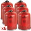 Pack De 6 Cartouche Gaz 460g Butane Propane Mix KEMPER Bouteille De Gaz à Valve 7/16 Bonbonne Camping EN 417