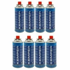 Cartouche Gaz KEMPER 227g Butane Pack De 8 Bouteilles De Gaz UN2037 Bonbonne Pour Appareils à Gaz