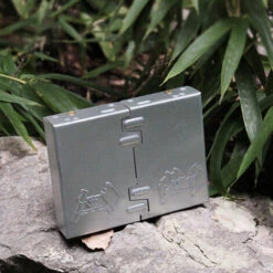 SUPERSELLER Portable Camping Réchaud à Alcool Solide Alcool Carburant Pliant Réchaud Extérieur Mini Esprit Cuisine Cuisson Pique-nique BBQ Réchaud à Cire - Gris -Pas Cher Réchaud Boutique 56090810 5