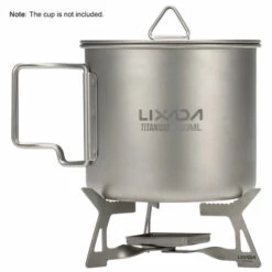 Réchaud à Gaz Réchaud à Alcool Solidifié En Titane Pliant Ultraléger Lixada 14 G - Réchaud à Alcool Uniquement -Pas Cher Réchaud Boutique 56095310 5