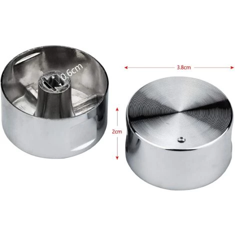 FONTAINEBLEAU 6PCS Bouton Pour Réchaud à Gaz, Commutateur Rotatif Bouton Réchaud à Gaz Bouton Rond,Fonepro 4 FONTAINEBLEAU 6PCS Bouton Pour Réchaud à Gaz, Commutateur Rotatif Bouton Réchaud à Gaz Bouton Rond,Fonepro – Image 2