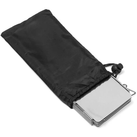 FONTAINEBLEAU Pare-Vent Pliable Aluminium, 10 Plaques Camping Plein Air Pare-Brise, Ultra Iéger Portable Cuisinière Pour Rechaud De Camping, Pique-Nique Cuisinière à Gaz,Fonepro 7 FONTAINEBLEAU Pare-Vent Pliable Aluminium, 10 Plaques Camping Plein Air Pare-Brise, Ultra Iéger Portable Cuisinière Pour Rechaud De Camping, Pique-Nique Cuisinière à Gaz,Fonepro – Image 5