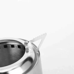FLYME Poêle Mini Camping Réchaud Rocket Stove Légère Pour Pique-nique Barbecue Cuisine De Plein Air Randonnée Argent -Pas Cher Réchaud Boutique 56741514 5
