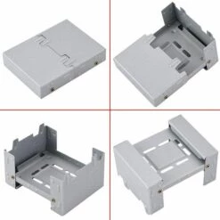 FLYME Réchaud à Alcool, Réchaud Pliant, 95 X 75 Mm, Adapté à La Randonnée En Extérieur Et En Intérieur -Pas Cher Réchaud Boutique 56741586 4