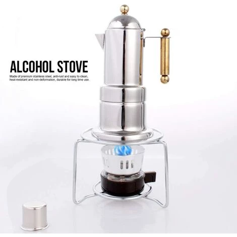 FLYME Réchaud à Alcool Portable, Réchaud De Camping, Pêche Côtière En Acier Inoxydable En Plein Air 4 FLYME Réchaud à Alcool Portable, Réchaud De Camping, Pêche Côtière En Acier Inoxydable En Plein Air – Image 2
