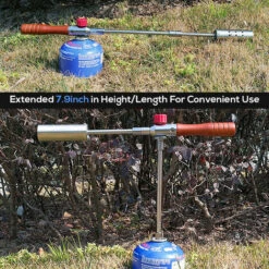 CAMPINGMOON Lanterne à Gaz Extension Tube Blow Torch Extender Pole Camping Lampe Extension Rod Pour Camping Randonnée , 200cm - 200cm -Pas Cher Réchaud Boutique 56806635 2