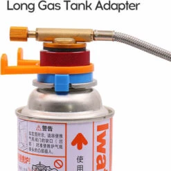 SUPERSELLER Convertisseur De Réservoir De Gaz Avec Prise En Charge Adaptateur De Bouteille De Gaz Long à Arrêt Automatique Connecteur De Réchaud De Camping En Plein Air , 1 Pc - 1 Pc -Pas Cher Réchaud Boutique 56806825 3