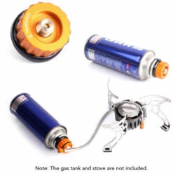 TOMSHOO Adaptateur De Bouteille De Gaz Extérieur Support De Bouteille De Gaz Valve De Remplissage De Gaz Convertisseur De Réservoir De Gaz Adaptateur De Réchaud De Camping , Orange - Orange -Pas Cher Réchaud Boutique 56807367 3