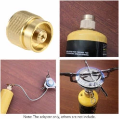 SUPERSELLER Adaptateur De Réservoir De Carburant Propane Sortie De Valve Lindal Réservoir De Réchaud De Camping Convertir L'adaptateur De Réservoir De Gaz Entrée De Cylindre De 1 LB -Pas Cher Réchaud Boutique 56807447 4