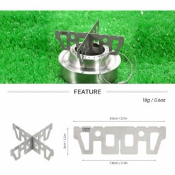 Lixada Titane Alcool Réchaud Rack Cross Stand Camping Réchaud Stand Support Rack - Modèle 1 10 Lixada Titane Alcool Réchaud Rack Cross Stand Camping Réchaud Stand Support Rack - Modèle 1 -Pas Cher Réchaud Boutique 56807462 4