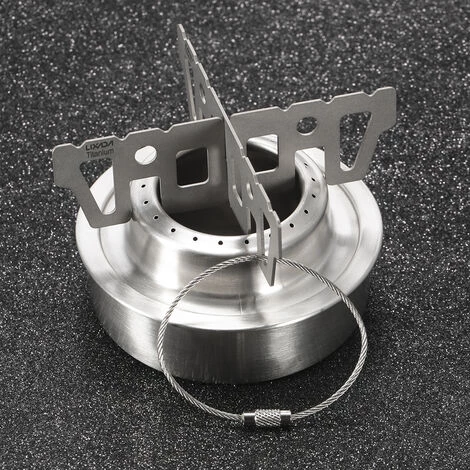 Lixada Titane Alcool Réchaud Rack Cross Stand Camping Réchaud Stand Support Rack - Modèle 1 7 Lixada Titane Alcool Réchaud Rack Cross Stand Camping Réchaud Stand Support Rack - Modèle 1 – Image 5