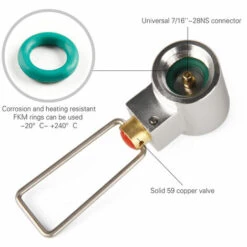 SUPERSELLER Adaptateur De Réservoir De Gaz Plat Valve Bidon Convertisseur De Gaz Manette De Vitesse Adaptateur De Recharge De Cylindre De Camping -Pas Cher Réchaud Boutique 56807467 5