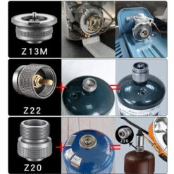 CAMPINGMOON Gas Saver Plus Avec Adaptateurs De Gaz Pour Le Camping, La Randonnée, La Pêche , Ensemble 5 - Ensemble 5 -Pas Cher Réchaud Boutique 56807665 3