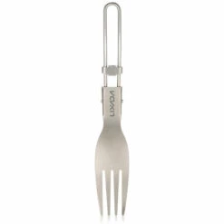 Lixada Titanium Fourchette Pliante Ultraléger En Plein Air Portable Dîner Fruits Fourchette Couverts Vaisselle Pour Camping Sac À Dos -Pas Cher Réchaud Boutique 56807738 3