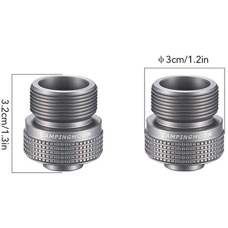 CAMPINGMOON Adaptateur De Cuisinière à Gaz De Camping Connecteur De Dispositif De Gaz Propane Convertisseur De Réservoir De Gaz Pour Le Camping En Plein Air Randonnée Pêche , Z29-20 (Adaptateur) - Z29-20 (Adaptateur) 4 CAMPINGMOON Adaptateur De Cuisinière à Gaz De Camping Connecteur De Dispositif De Gaz Propane Convertisseur De Réservoir De Gaz Pour Le Camping En Plein Air Randonnée Pêche , Z29-20 (Adaptateur) - Z29-20 (Adaptateur) – Image 2