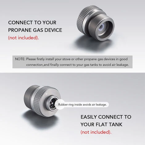 CAMPINGMOON Adaptateur De Cuisinière à Gaz De Camping Connecteur De Dispositif De Gaz Propane Convertisseur De Réservoir De Gaz Pour Le Camping En Plein Air Randonnée Pêche , Z29-20 (Adaptateur) - Z29-20 (Adaptateur) 6 CAMPINGMOON Adaptateur De Cuisinière à Gaz De Camping Connecteur De Dispositif De Gaz Propane Convertisseur De Réservoir De Gaz Pour Le Camping En Plein Air Randonnée Pêche , Z29-20 (Adaptateur) - Z29-20 (Adaptateur) – Image 4