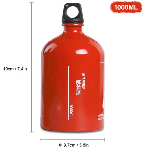 SUPERSELLER 1000 ML Vide Bouteille De Carburant Essence Kérosène Alcool Essence Conteneur Camping Réchaud Bouteille De Carburant , 1000ml - 1000ml 6 SUPERSELLER 1000 ML Vide Bouteille De Carburant Essence Kérosène Alcool Essence Conteneur Camping Réchaud Bouteille De Carburant , 1000ml - 1000ml – Image 4