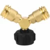 SUPERSELLER Adaptateur De Répartiteur En Y Pour Réservoir De Propane Adaptateur GPL Bidirectionnel Connecteur En T QCC1 Adaptateur En T Pour Réservoir Fonctionne Avec Les Grilles De Barbecue Réchauds De Camping Chauffage - 2