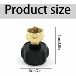 STARLIGHT Adaptateur De Bouteille De Gaz De Camping,SL.GT Adaptateur Connecteur De Buse Rechaud De Gaz Valve Adaptateur Pour Bidon De Propane Pour Visser La Cartouche De Gaz 8 STARLIGHT Adaptateur De Bouteille De Gaz De Camping,SL.GT Adaptateur Connecteur De Buse Rechaud De Gaz Valve Adaptateur Pour Bidon De Propane Pour Visser La Cartouche De Gaz -Pas Cher Réchaud Boutique 57370677 2