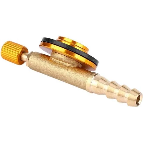 FLYME Adaptateur De Recharge De Gaz, Adaptateur De Cuisinière à Gaz En Laiton Adaptateur Universel De Recharge De Gaz Adaptateur De Commutation De Gaz Durable Pour Camping En Plein Air(Jaune) 4 FLYME Adaptateur De Recharge De Gaz, Adaptateur De Cuisinière à Gaz En Laiton Adaptateur Universel De Recharge De Gaz Adaptateur De Commutation De Gaz Durable Pour Camping En Plein Air(Jaune) – Image 2