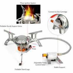SUPERSELLER Réchaud De Camping Portable Ultraléger 3500 W Avec étui De Rangement Pour La Randonnée En Plein Air - HK350 10 SUPERSELLER Réchaud De Camping Portable Ultraléger 3500 W Avec étui De Rangement Pour La Randonnée En Plein Air - HK350 -Pas Cher Réchaud Boutique 57593658 4