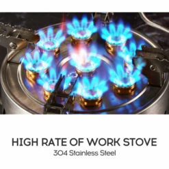 SUPERSELLER Tour Autonome En Acier Inoxydable à 9 Têtes Poêle à Feu Et à Soufre Portable à 9 Trous - Tube Isoft Simple De 1m 9 SUPERSELLER Tour Autonome En Acier Inoxydable à 9 Têtes Poêle à Feu Et à Soufre Portable à 9 Trous - Tube Isoft Simple De 1m -Pas Cher Réchaud Boutique 57593670 3