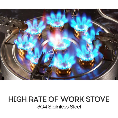 SUPERSELLER Tour Autonome En Acier Inoxydable à 9 Têtes Poêle à Feu Et à Soufre Portable à 9 Trous - Tube Isoft Simple De 1m 5 SUPERSELLER Tour Autonome En Acier Inoxydable à 9 Têtes Poêle à Feu Et à Soufre Portable à 9 Trous - Tube Isoft Simple De 1m – Image 3