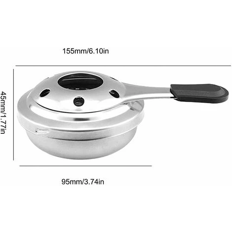FLYME 2 Pcs Réchaud à Alcool, Réchaud à Alcool Portable En Acier Inoxydable, Brûleur D'alcool Pour Fondue, Pour Le Camping En Plein Air Ou La Panique, Détachable Et Non Toxique, Durable Et écologique 4 FLYME 2 Pcs Réchaud à Alcool, Réchaud à Alcool Portable En Acier Inoxydable, Brûleur D'alcool Pour Fondue, Pour Le Camping En Plein Air Ou La Panique, Détachable Et Non Toxique, Durable Et écologique – Image 2