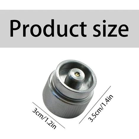 FLYME Petit Connecteur De Réchaud à Gaz Extérieur - Adaptateur De Bouteille De Gaz De Camping Réchaud De Réservoir De Soupape De Tête De Buse De Conversion Pour Réchaud à Gaz, Réchaud De Camping 4 FLYME Petit Connecteur De Réchaud à Gaz Extérieur - Adaptateur De Bouteille De Gaz De Camping Réchaud De Réservoir De Soupape De Tête De Buse De Conversion Pour Réchaud à Gaz, Réchaud De Camping – Image 2