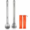 Lixada Ultralight Titane Long Manche Cuillère Et Spork Couverts Ensemble Portable En Plein Air Dîner Cuillère Couverts Camping Randonnée Pique-Nique - Fini Mat 1 Lixada Ultralight Titane Long Manche Cuillère Et Spork Couverts Ensemble Portable En Plein Air Dîner Cuillère Couverts Camping Randonnée Pique-Nique - Fini Mat -Pas Cher Réchaud Boutique 57922688 1