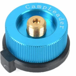 SUPERSELLER 1 Pièces Adaptateur De Réchaud De Camping Adaptateur De Propane Valve Lindal Adaptateur De Cartouche De Butane Cylindre Convertisseur De Cartouche De Gaz - Bleu