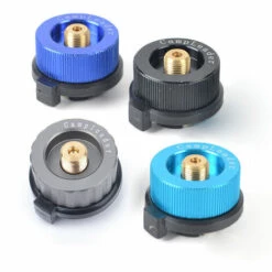 SUPERSELLER 1 Pièces Adaptateur De Réchaud De Camping Adaptateur De Propane Valve Lindal Adaptateur De Cartouche De Butane Cylindre Convertisseur De Cartouche De Gaz - Bleu -Pas Cher Réchaud Boutique 57923483 3