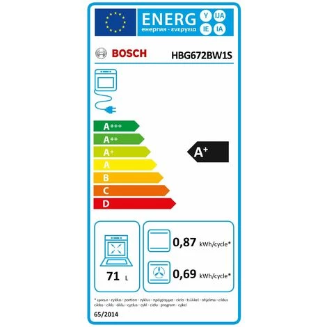 Fours Encastrables Multifonction 71L BOSCH 3600W 59cm, 1139478 - Blanc 6 Fours Encastrables Multifonction 71L BOSCH 3600W 59cm, 1139478 - Blanc – Image 4