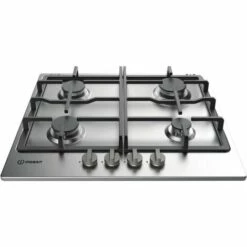 Indesit THP 641 IX/I Hob Stainless Steel Built-in Gas 4 Zone S (THP 641 IX/I)