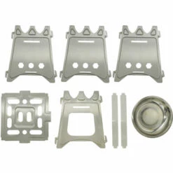 PERLE RARE Réchaud à Bois Portable Pliable Léger Pour Camping En Plein Air, Camping, Voyage, Pique-nique, Chasse -Pas Cher Réchaud Boutique 58303527 4