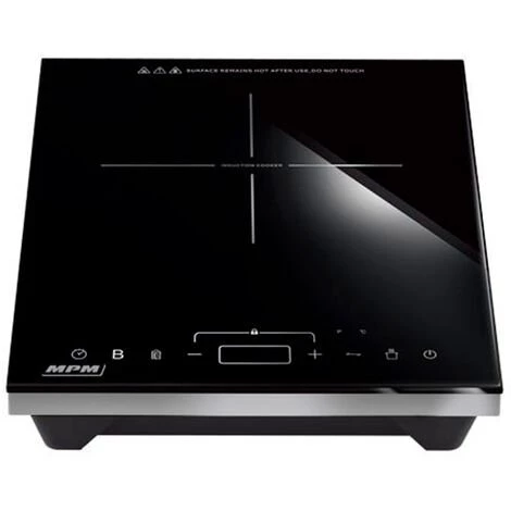 MPM MKE-14 Plaque à Induction Portable, Surface En Verre, Contrôle Tactile, 60 à 240°C 1800W Noir - Noir 3 MPM MKE-14 Plaque à Induction Portable, Surface En Verre, Contrôle Tactile, 60 à 240°C 1800W Noir - Noir