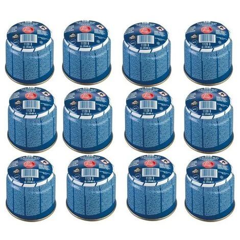 Pack 12 Cartouches Gaz 190g KEMPER Butane Perçable Sécurité Stop-gaz Breveté 3 Pack 12 Cartouches Gaz 190g KEMPER Butane Perçable Sécurité Stop-gaz Breveté